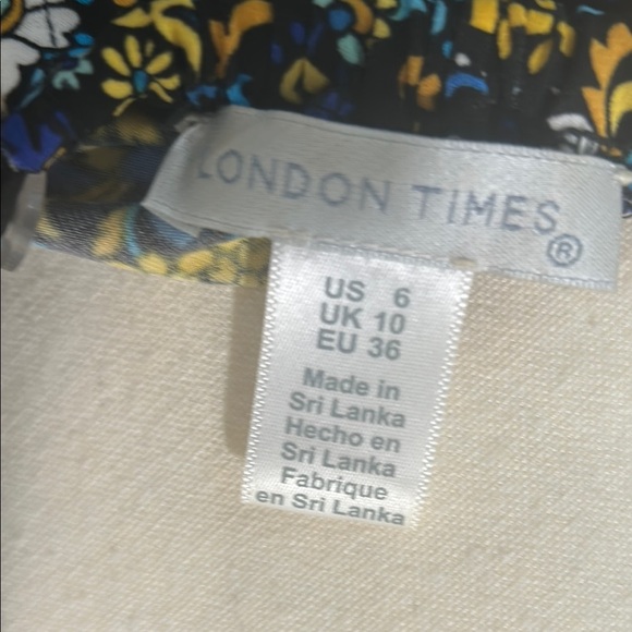 London Times Black Sequin Halter Midi Dress  JT - Picture 2 of 4